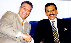 Khalaf AL Habtoor and Jean Claud Van Damme